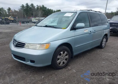 2004 Honda Odyssey Ex-L from USA, damaged, VIN 5FNRL18974B091640